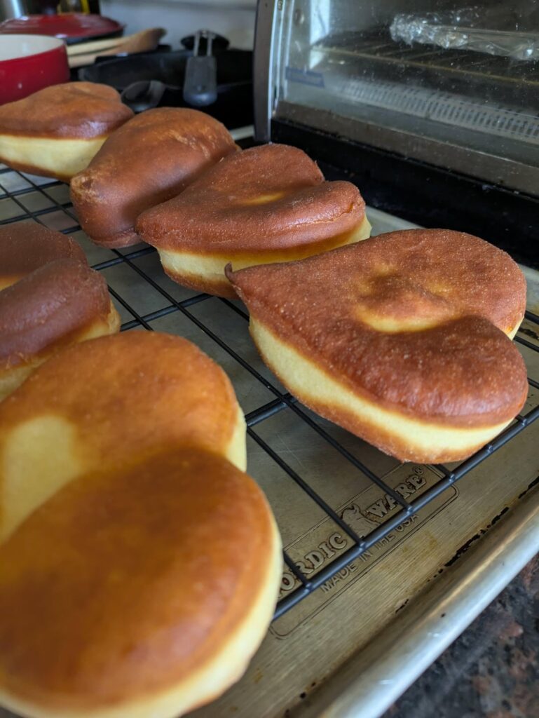 First time making brioche: Valentine's Day heart donuts