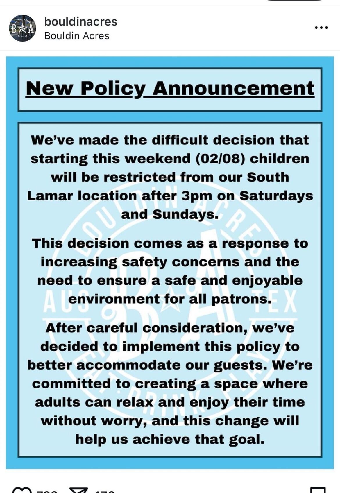 Would love to hear what the greater Austin community thinks about this because r/AustinParents is upset! Would love to hear what the greater Austin community thinks about this because r/AustinParents is upset!