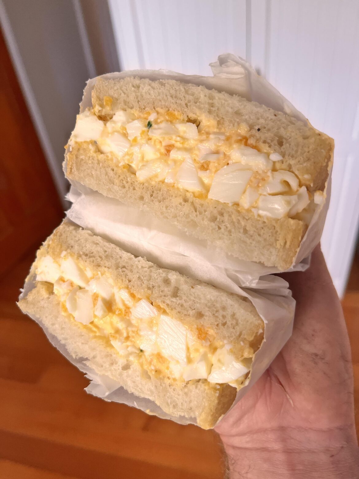 Egg Sando to soothe the hangover