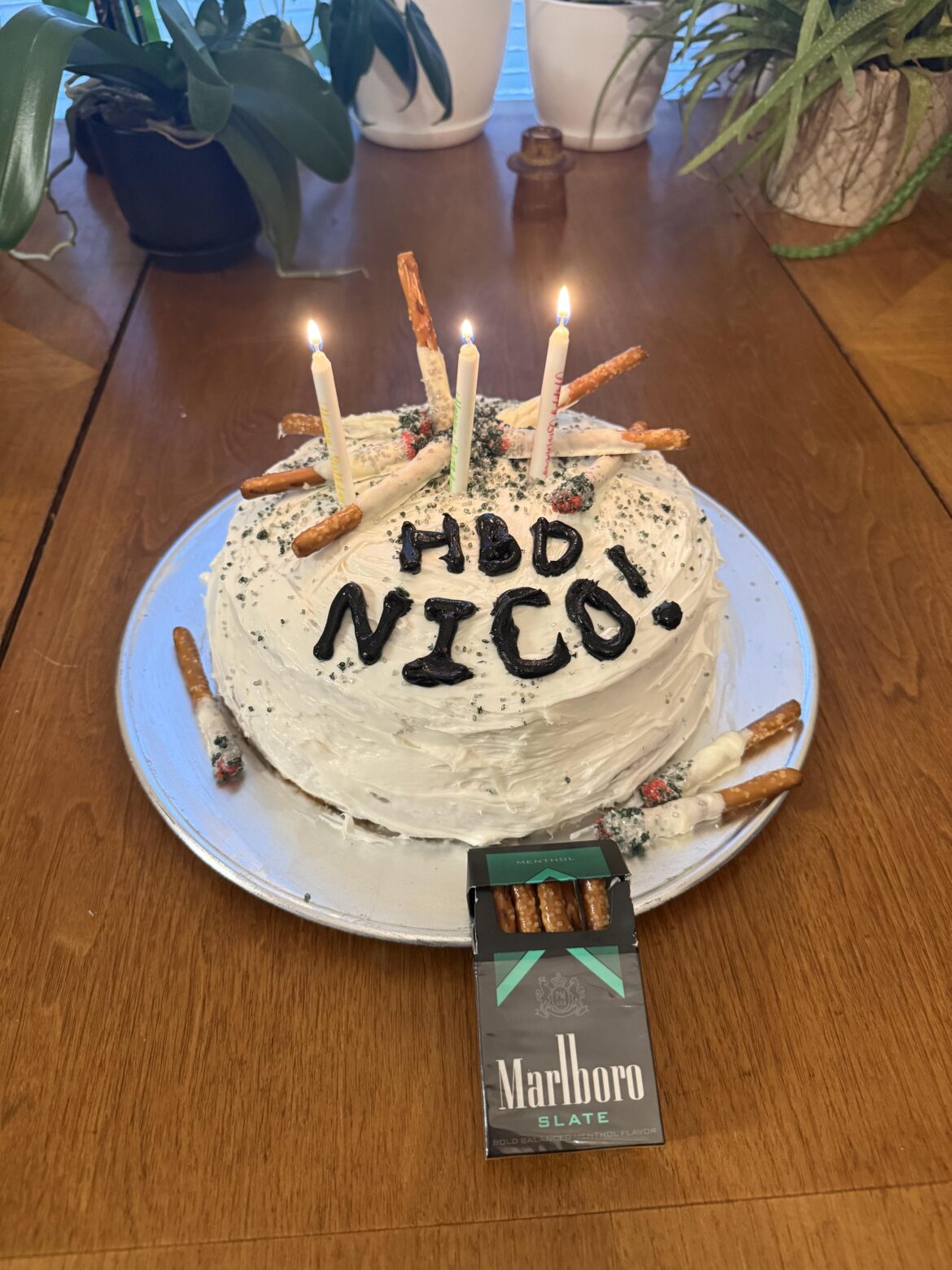 Bday cake my Roomates made for me. Very cool