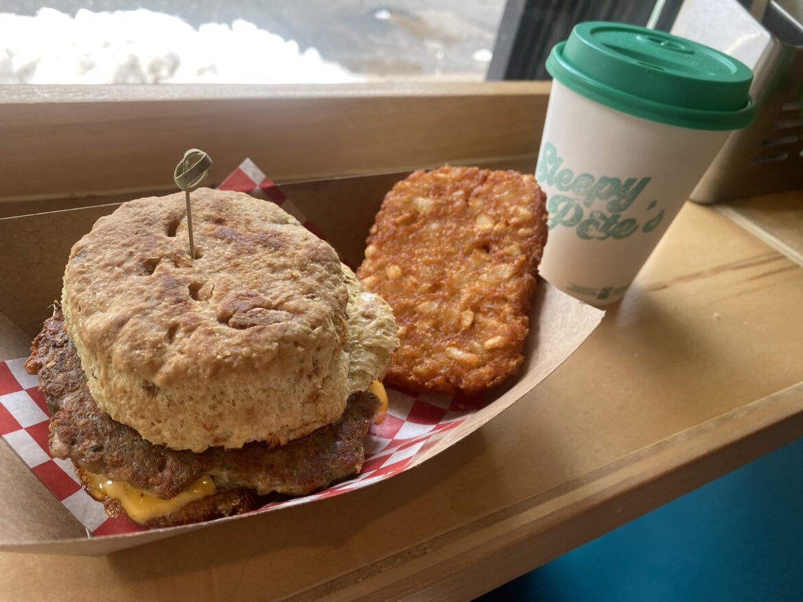 Sausage Egg and Cheese at Sleepy Pete’s