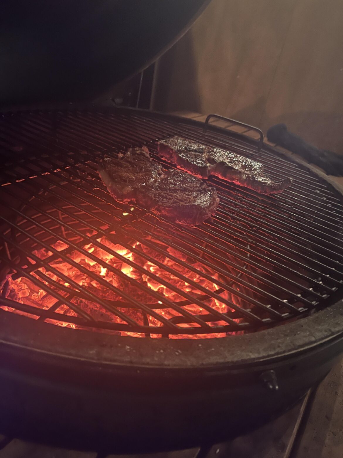 I love it for just being a bad ass grill too. Ribeyes are ready