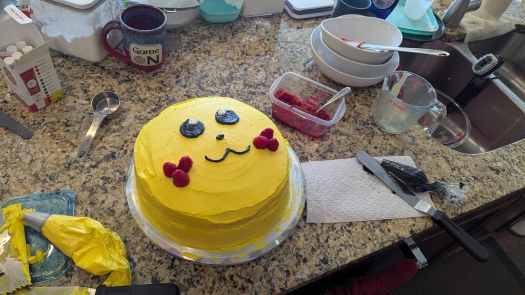 Kid Requested Pokemon Cake