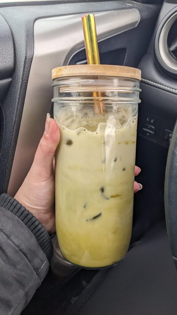Iced matcha at home
