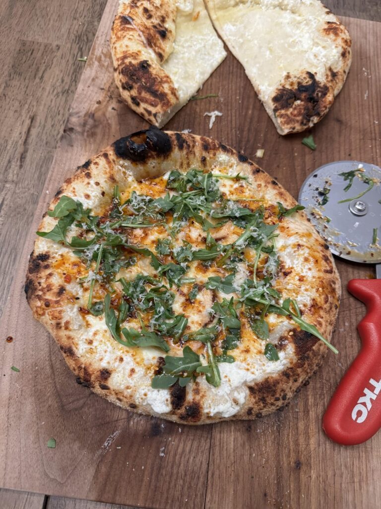Lemon ricotta and dessert pizzas