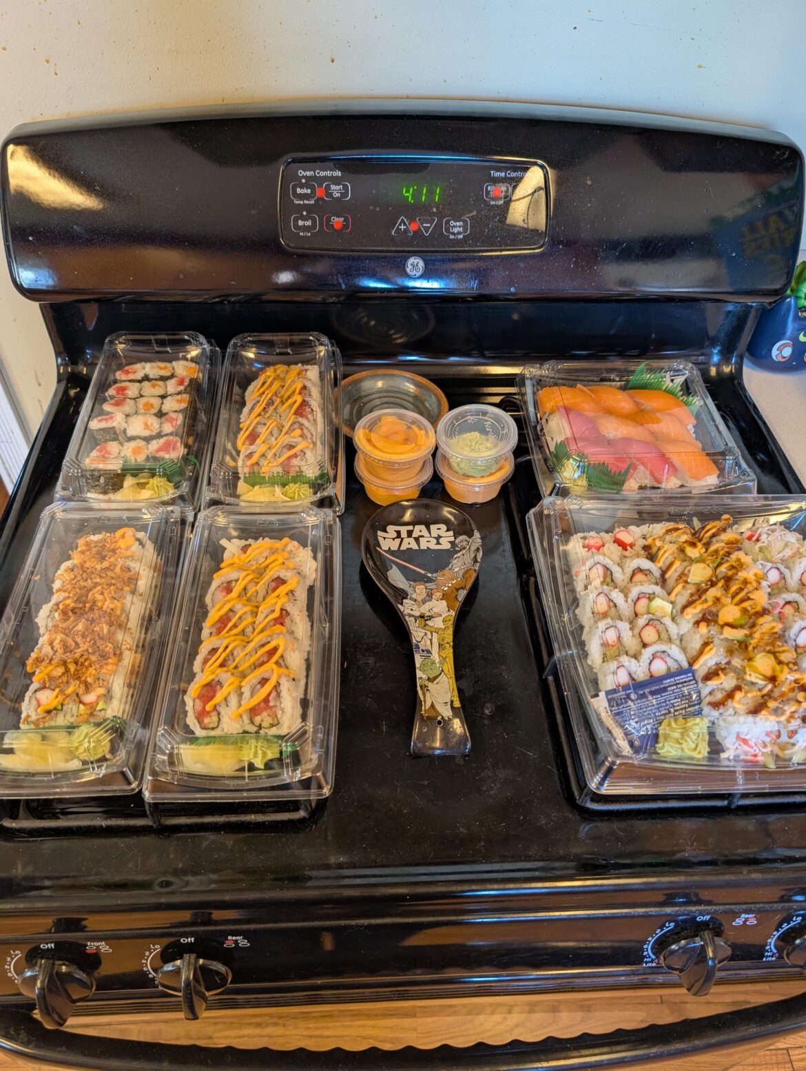 Trying that Kroger sushi