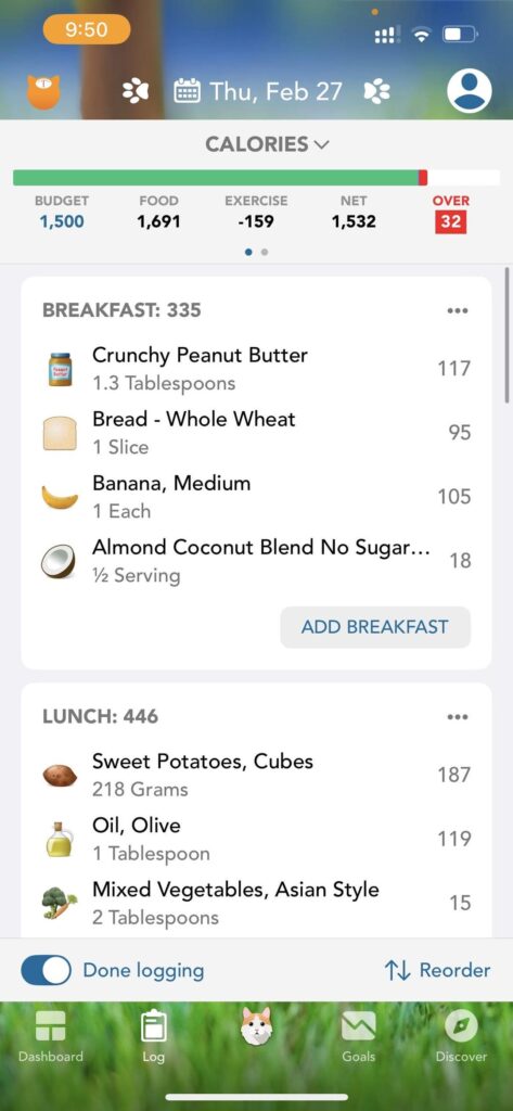 What can I remove/replace from my diet to get down to 1500 calories? F19, 5'6, 176 lbs. More info down below