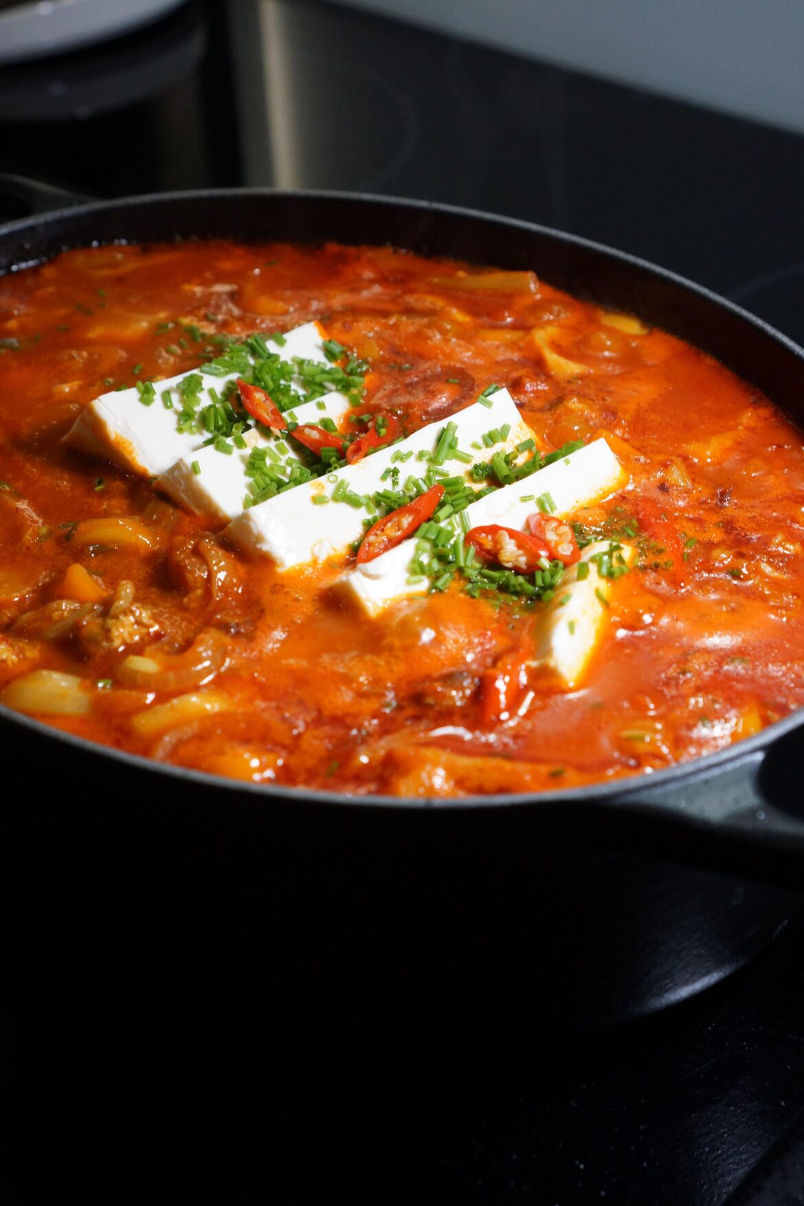 Easy homemade Korean stew for chilly night