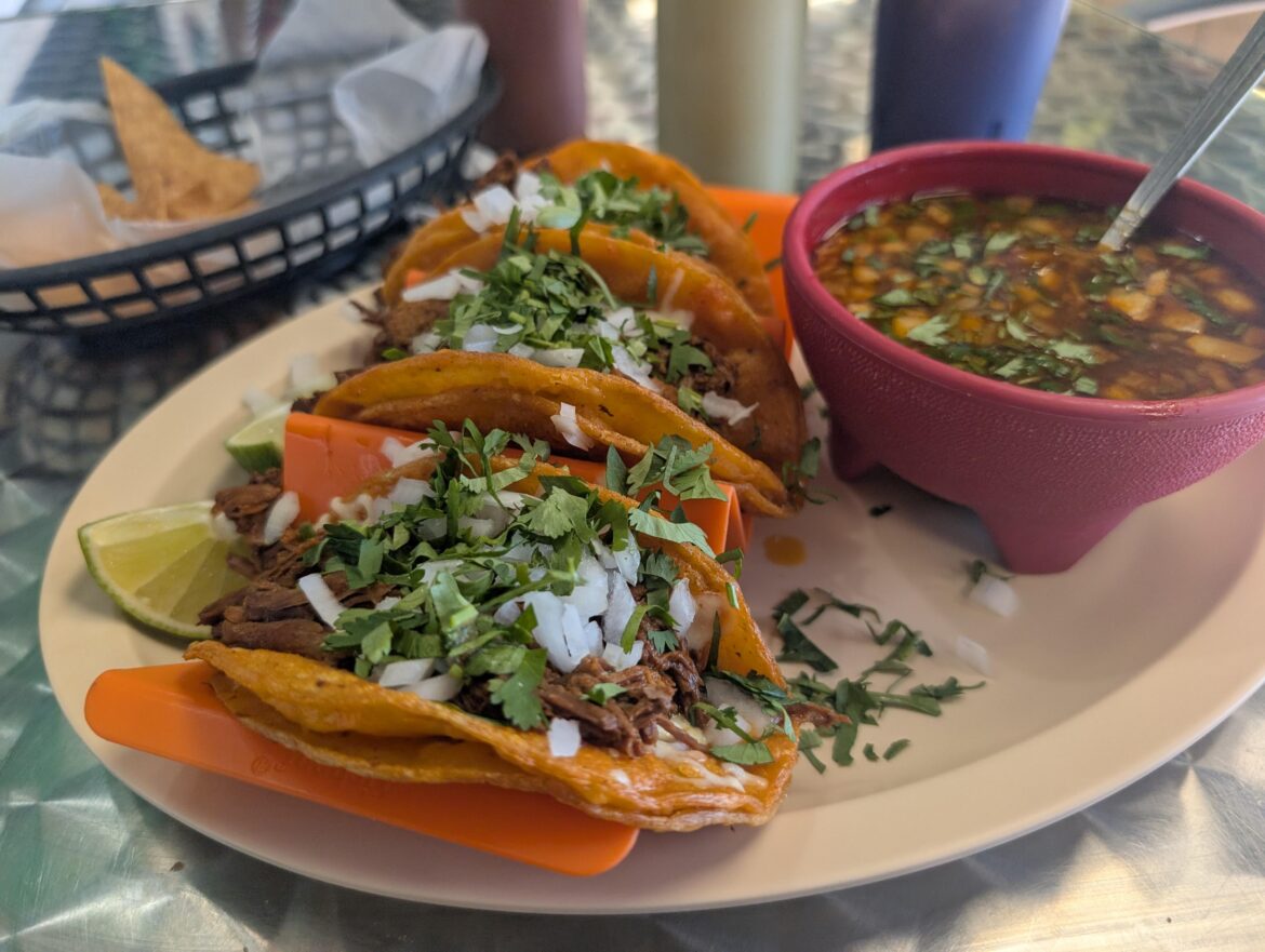 Cold day cure! (Quetzabirias @ Rocky's Tacos)