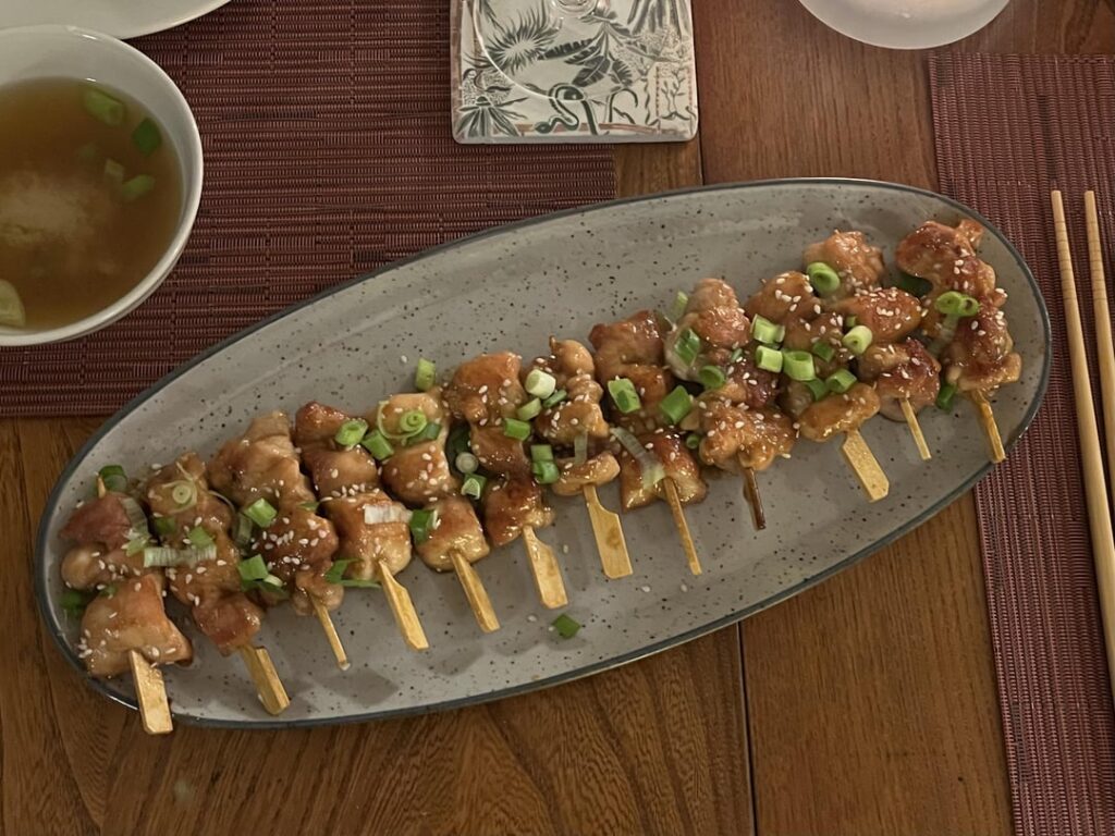 I made yakitori 焼き鳥!
