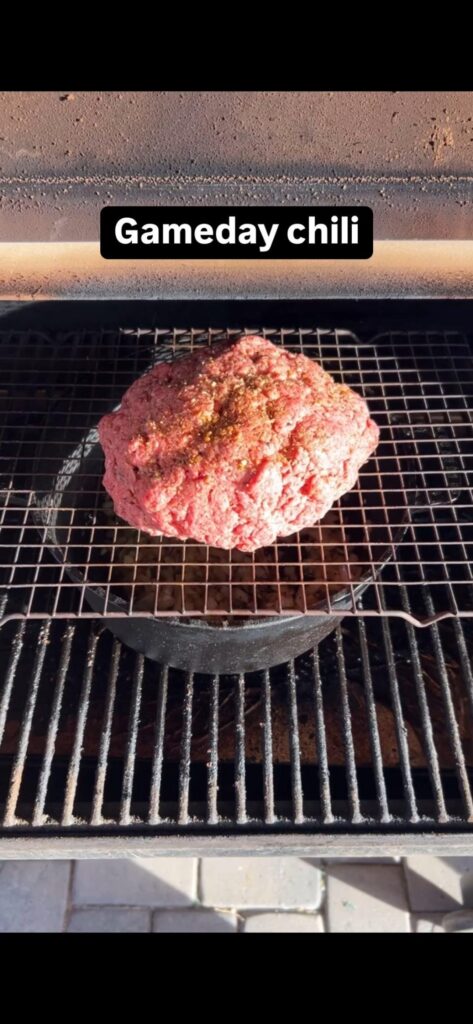 Super Bowl over the top chili