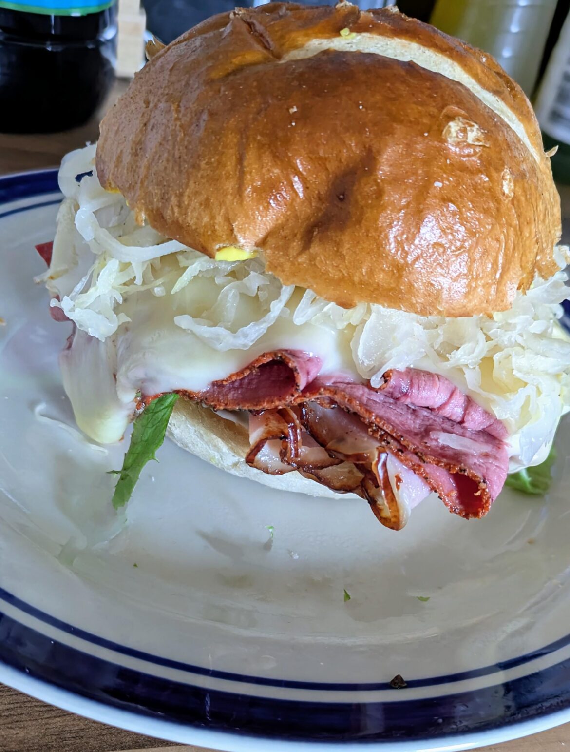 I've got a few days off this week, so went a bit fancy for lunch.