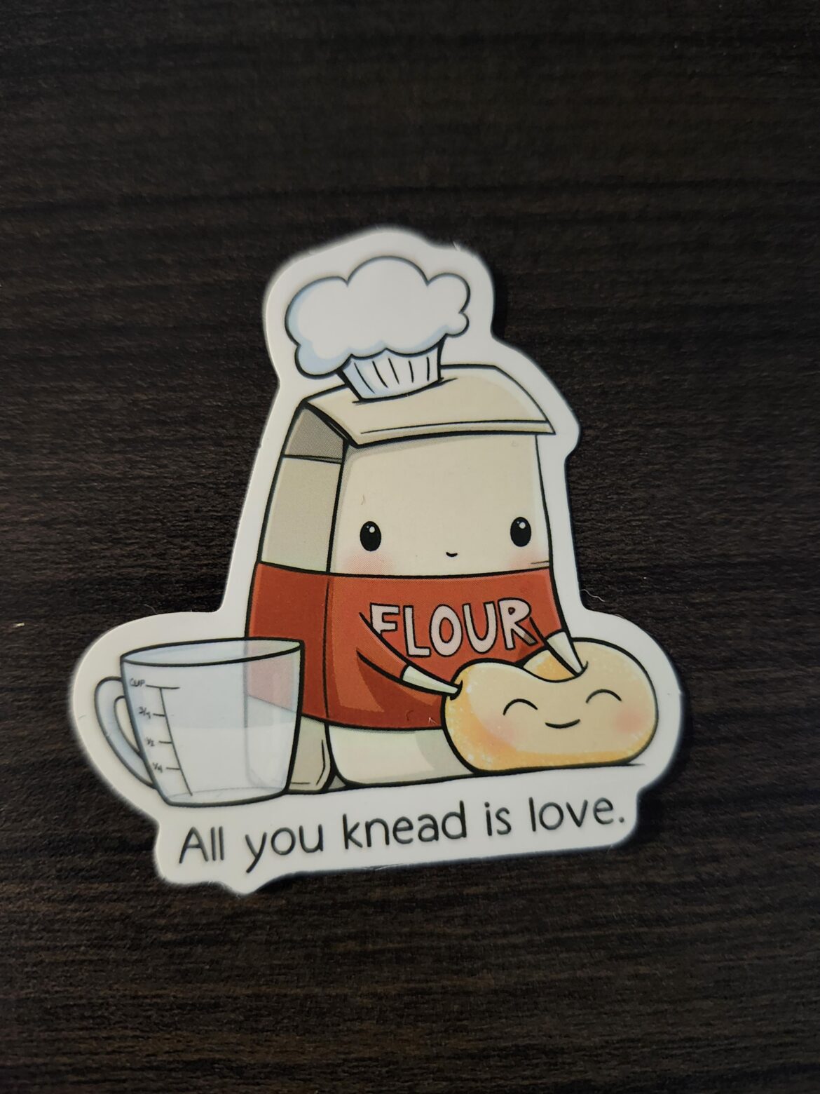 Wife got this in a random sticker pack. This is going straight onto my starter jar!!!