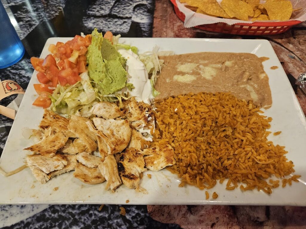 How many calories did I consume at the Mexican restaurant? (Pollo Loco)