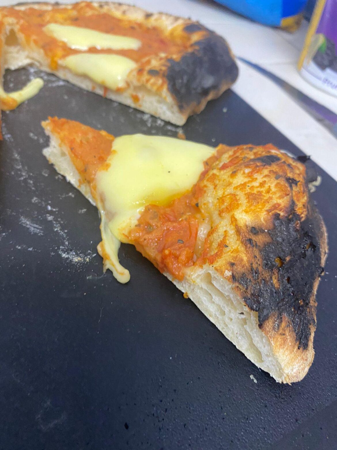 My first Pizza bite cooked in a koda12 - so stressful