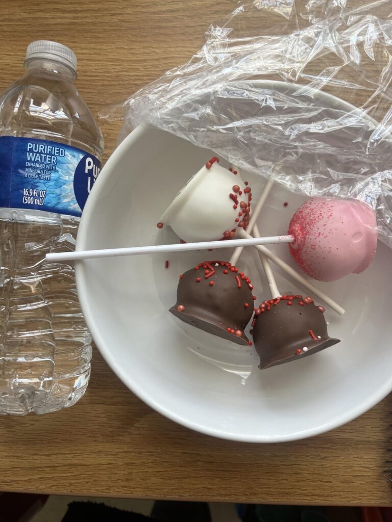 Calories in these four cake pops?