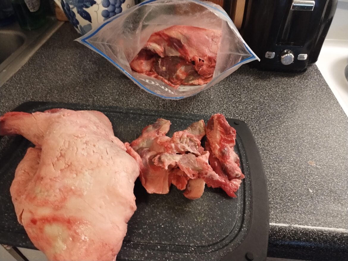 How much fat to leave on for making ground beef?