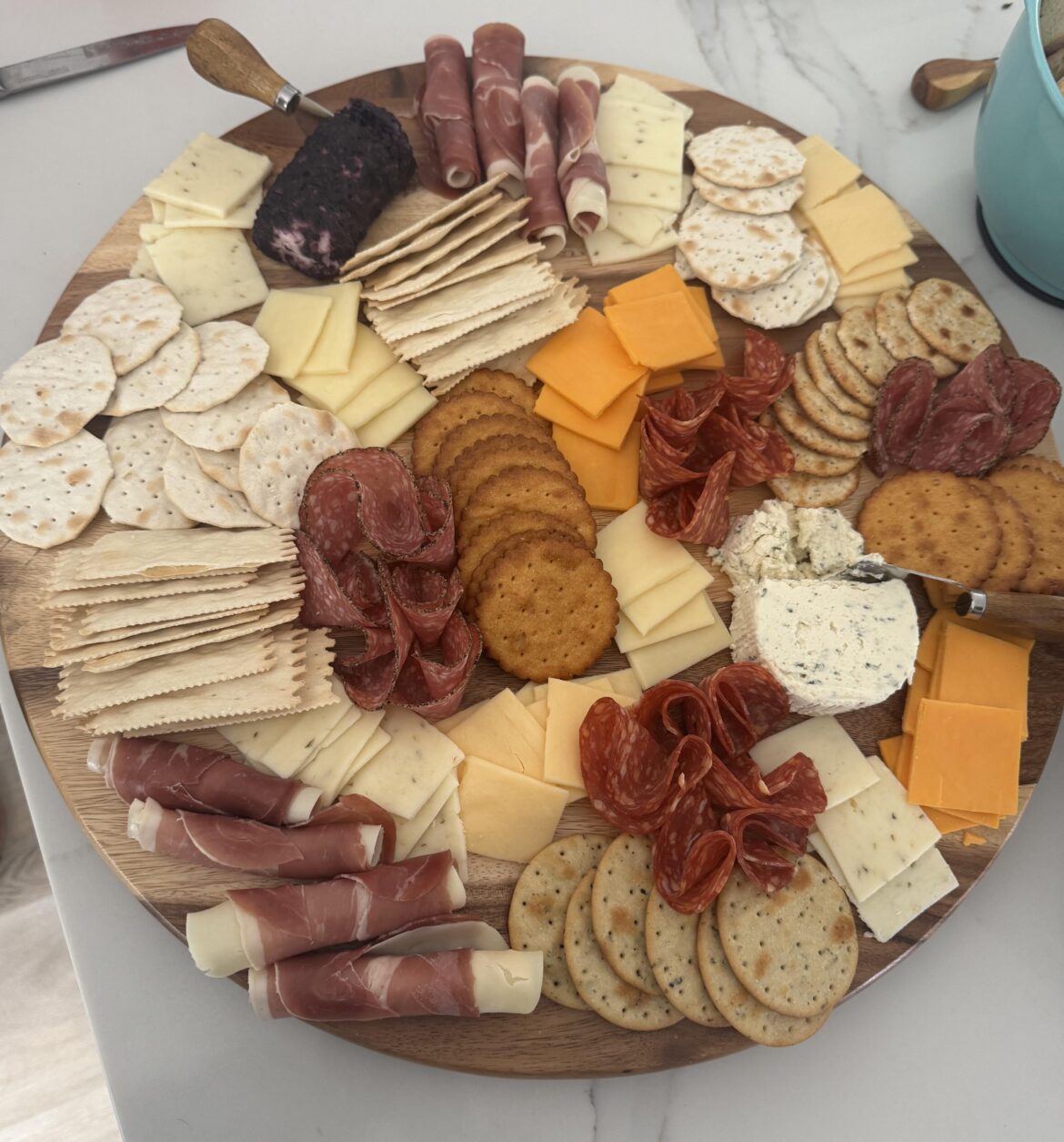 Quick board I put together for my friends baby gender reveal