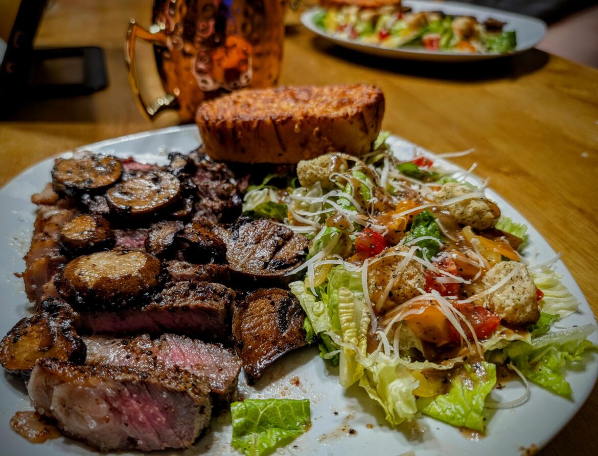 Steak and Salad