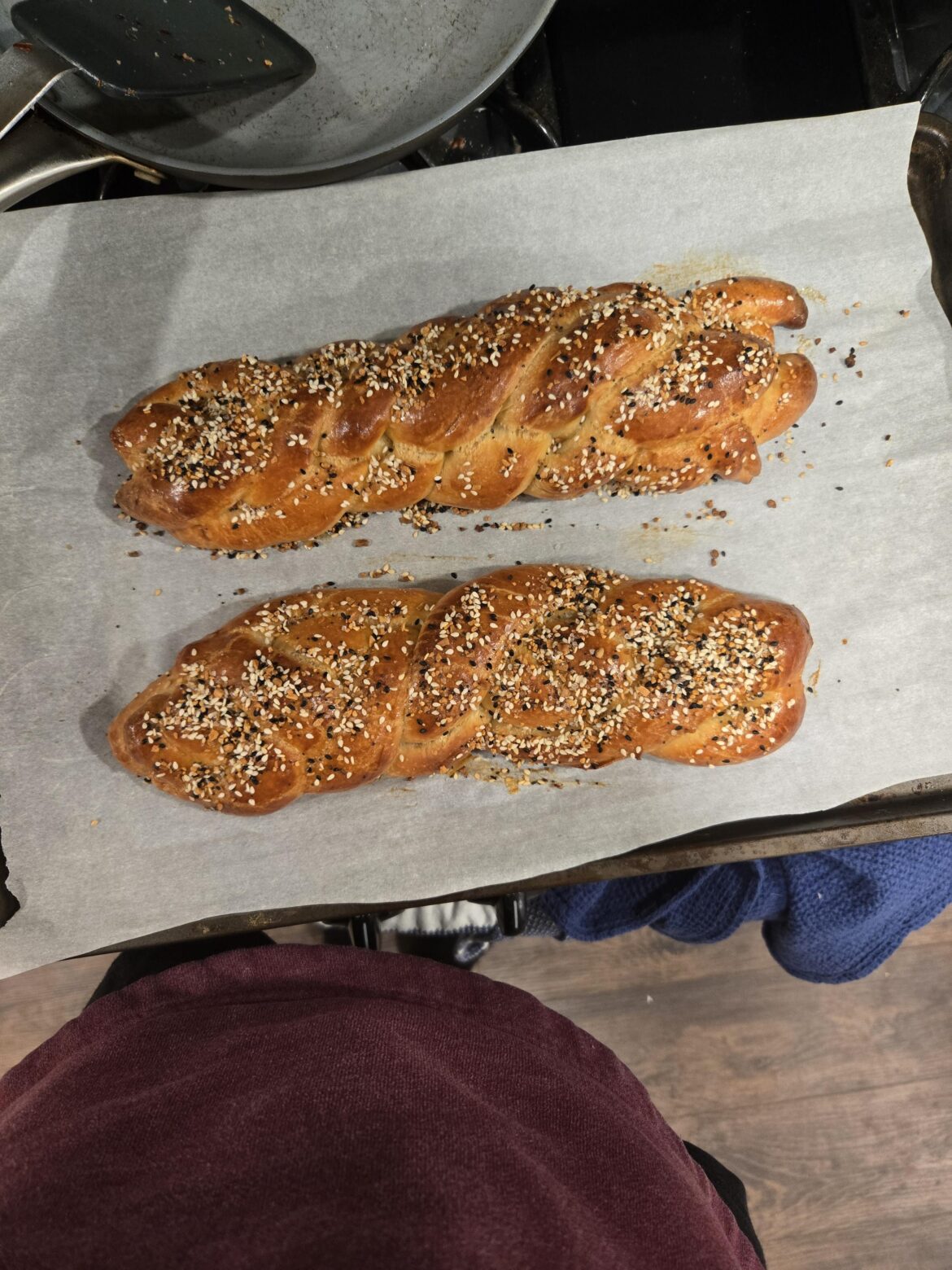 First time making challah without my mom