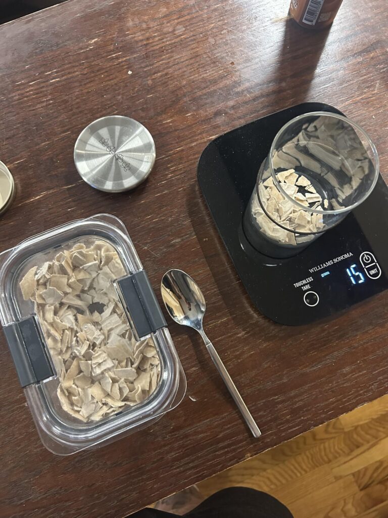 I revived my starter that I dehydrated in 2021 I revived my starter that I dehydrated in 2021