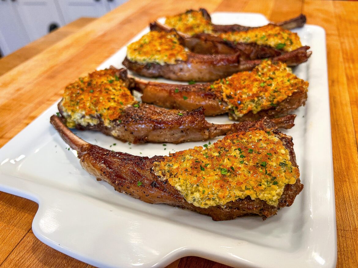 Parmesan Crusted Lamb Chops Parmesan Crusted Lamb Chops