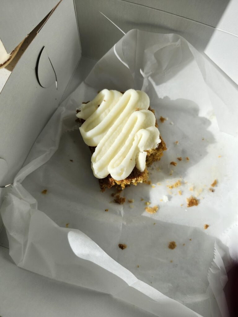 How mant cals in this gluten free carrot cake?