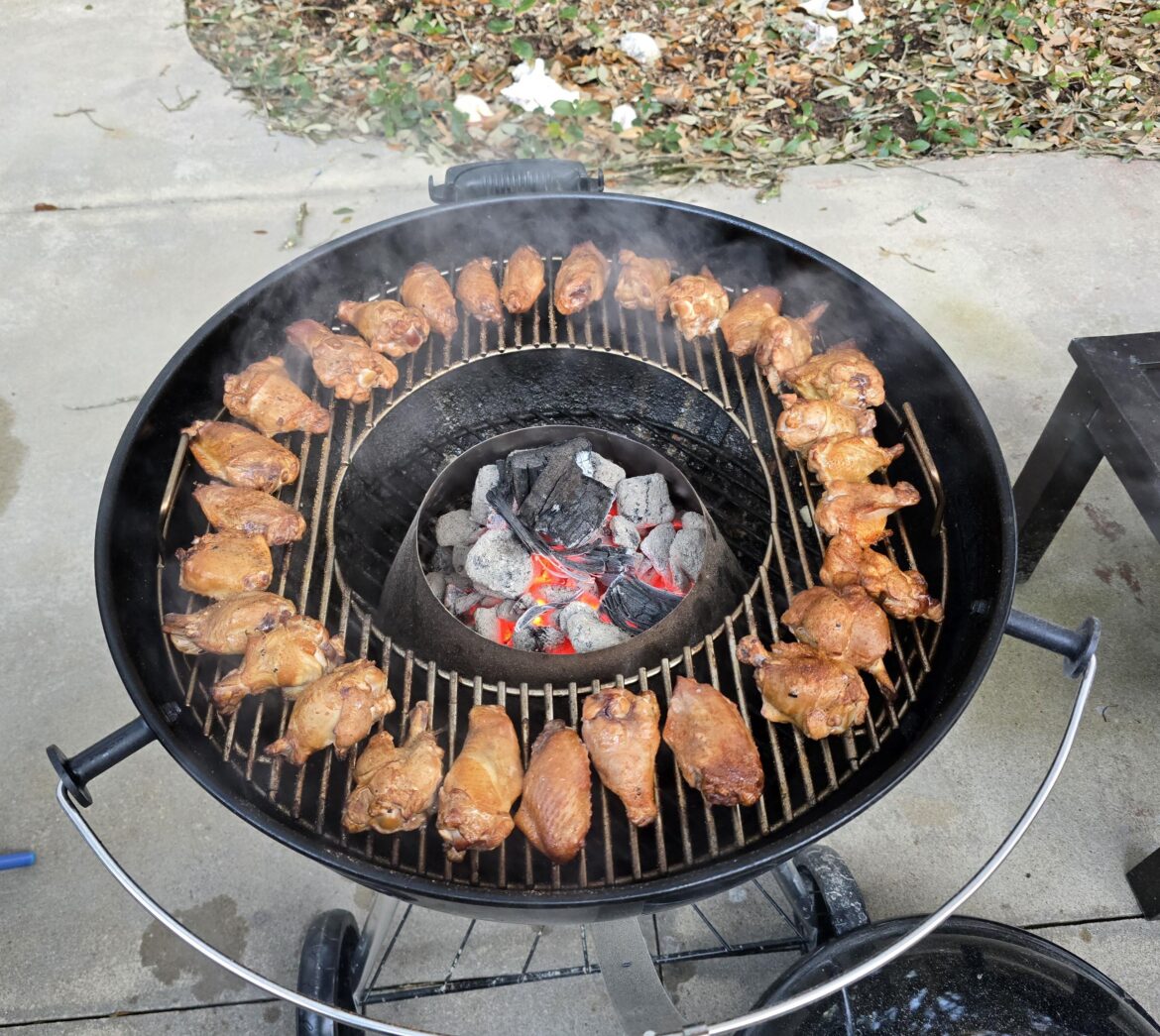 Wings on the kettle using Vortex