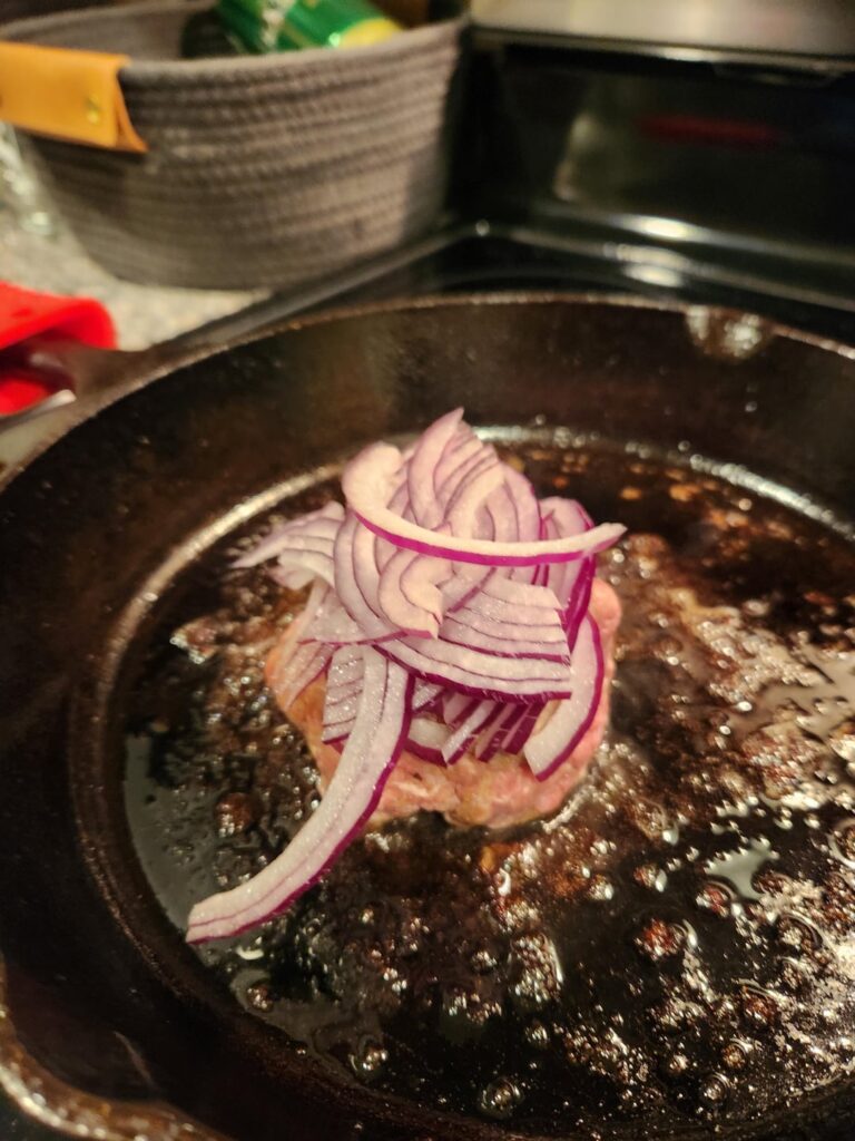 My Onion Smash Burger