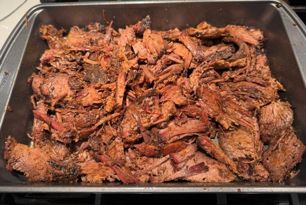 Smoked brisket and tried all methods for this attempt. Foil boat and then switched to butcher paper