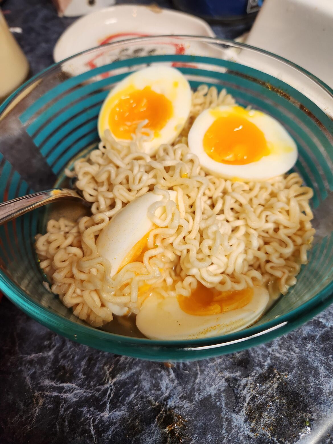 $.10 Ramen with $10 eggs