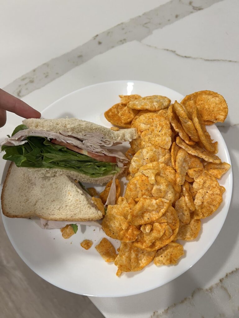 487 cal dinner for when u don’t wanna cook