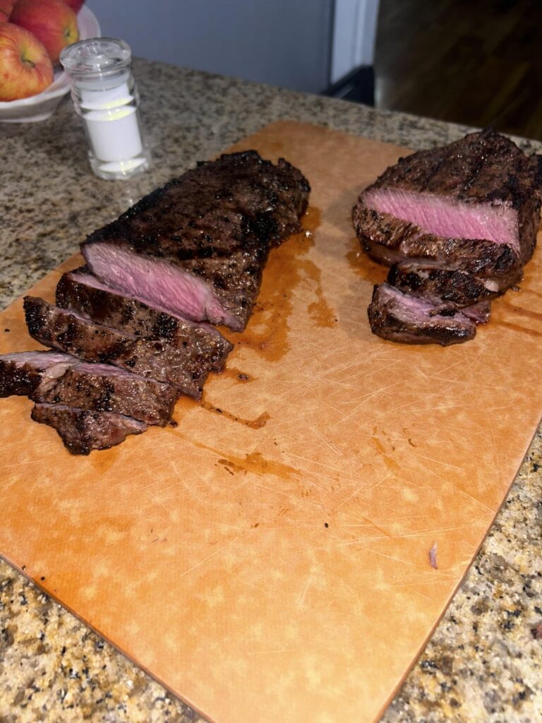 130 2 hours filet and ny strip