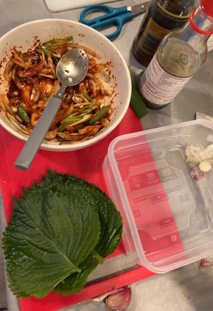 깻잎김치 (Perilla leaf Kimchi)