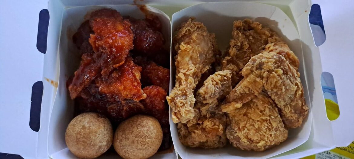 Chicken I had last night (with cheese balls)