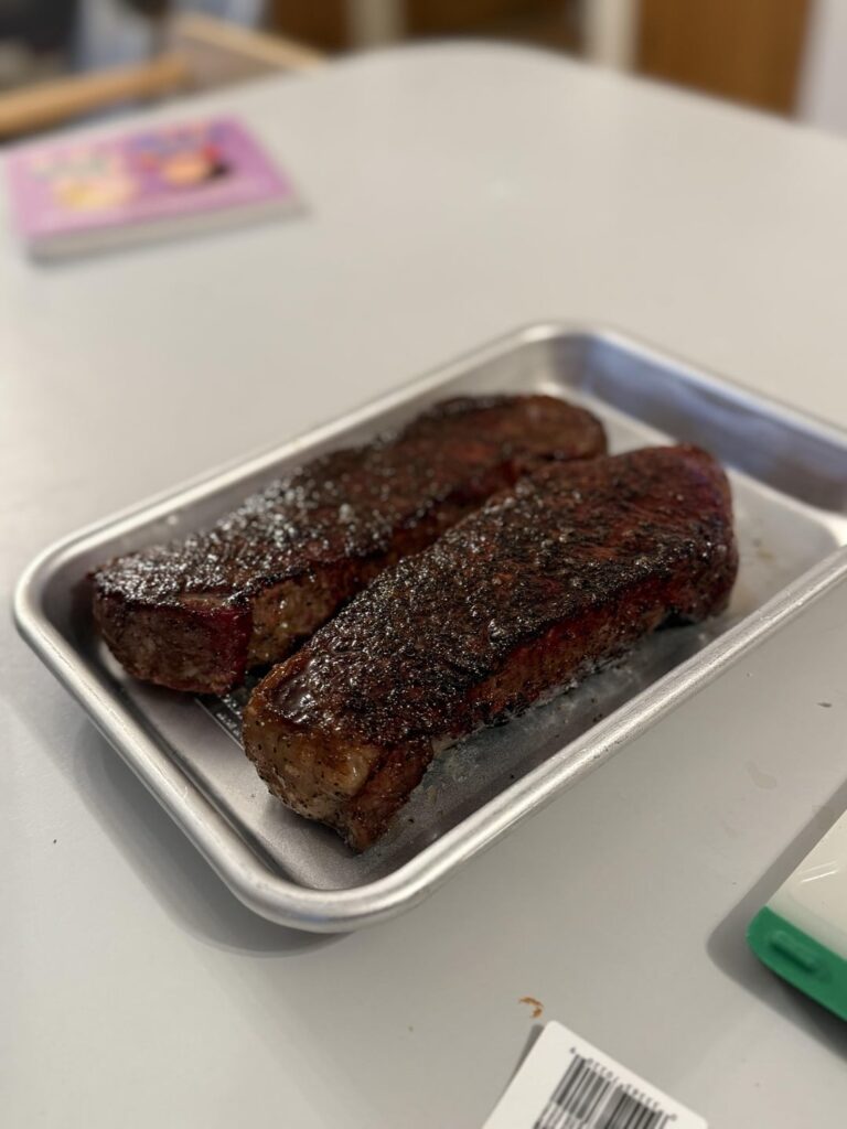 My best steak so far.