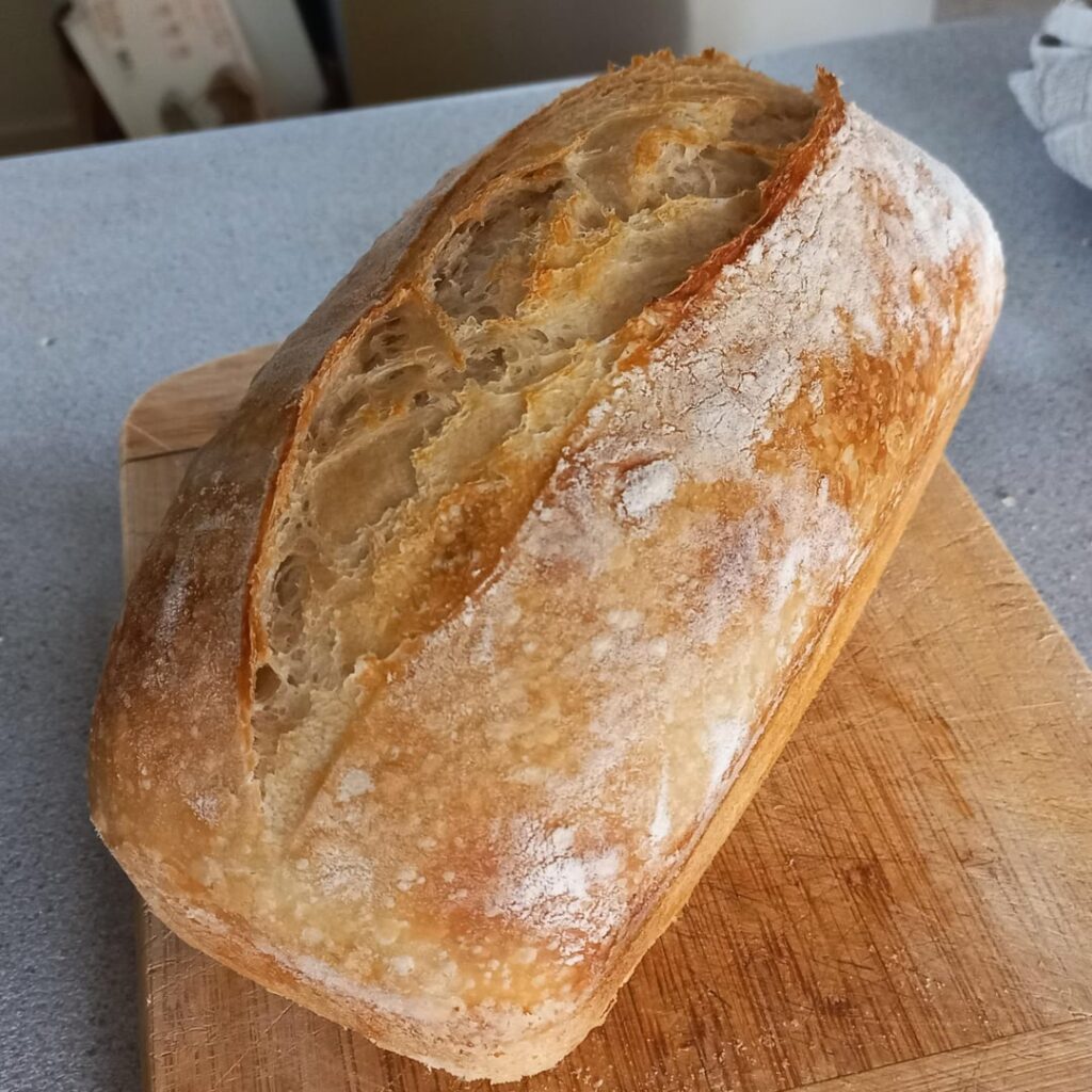 Hi fellow bakers. I present this humble sandwich loaf for your consideration Hi fellow bakers. I present this humble sandwich loaf for your consideration