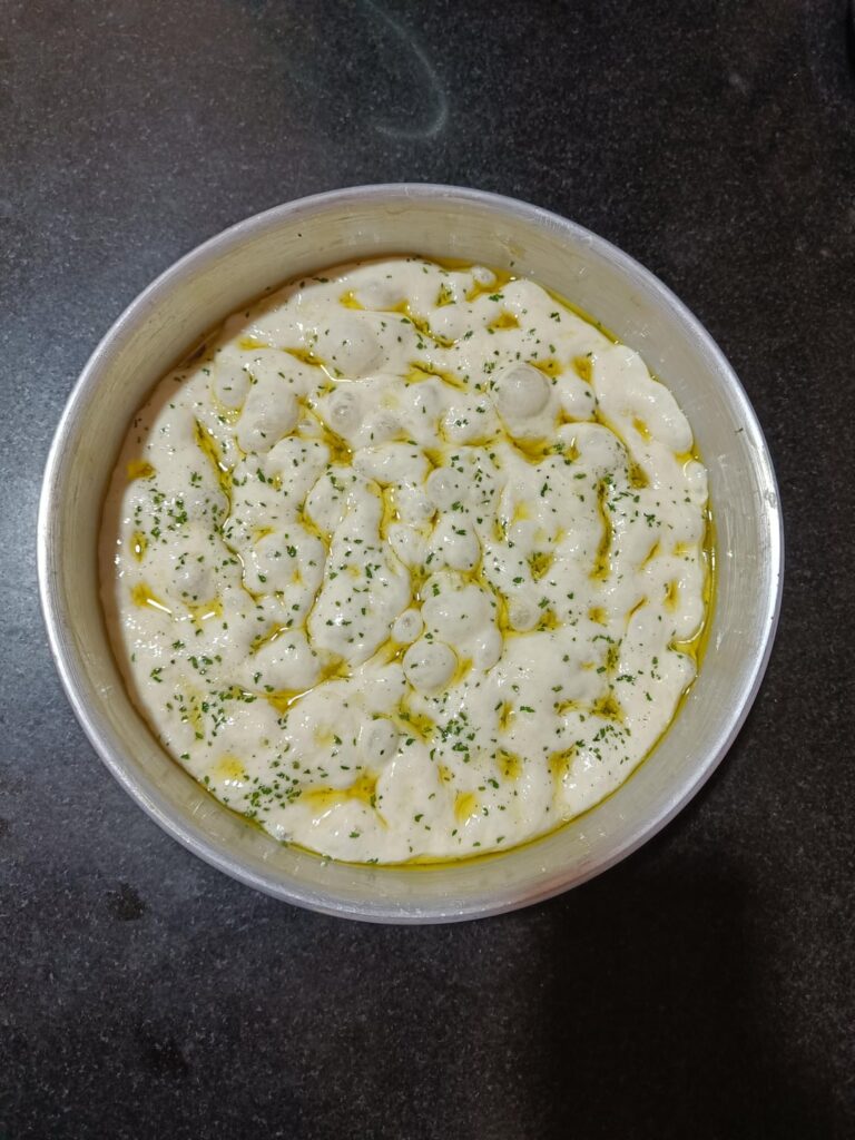 First successful attempt at focaccia