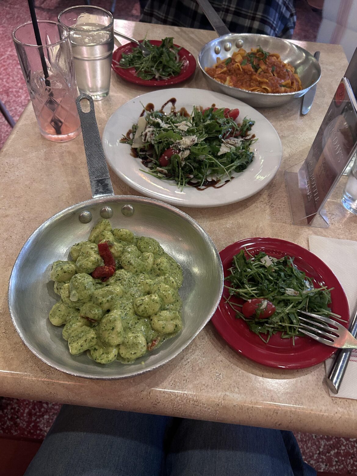 Skillet came in handy for sharing and passing