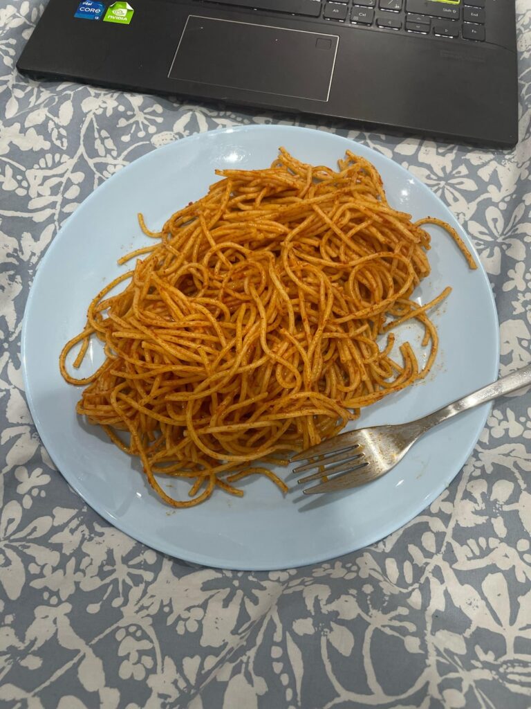spaghetti calorie estimate