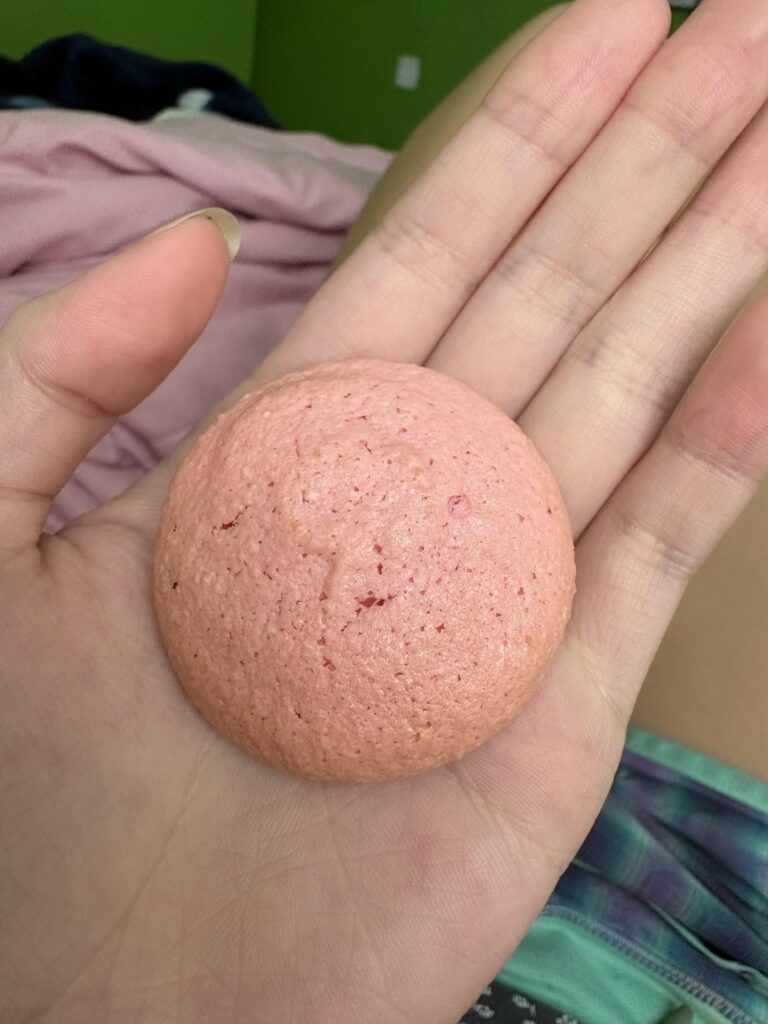 why did my macarons come out cakey and why theyvtaste like coconut