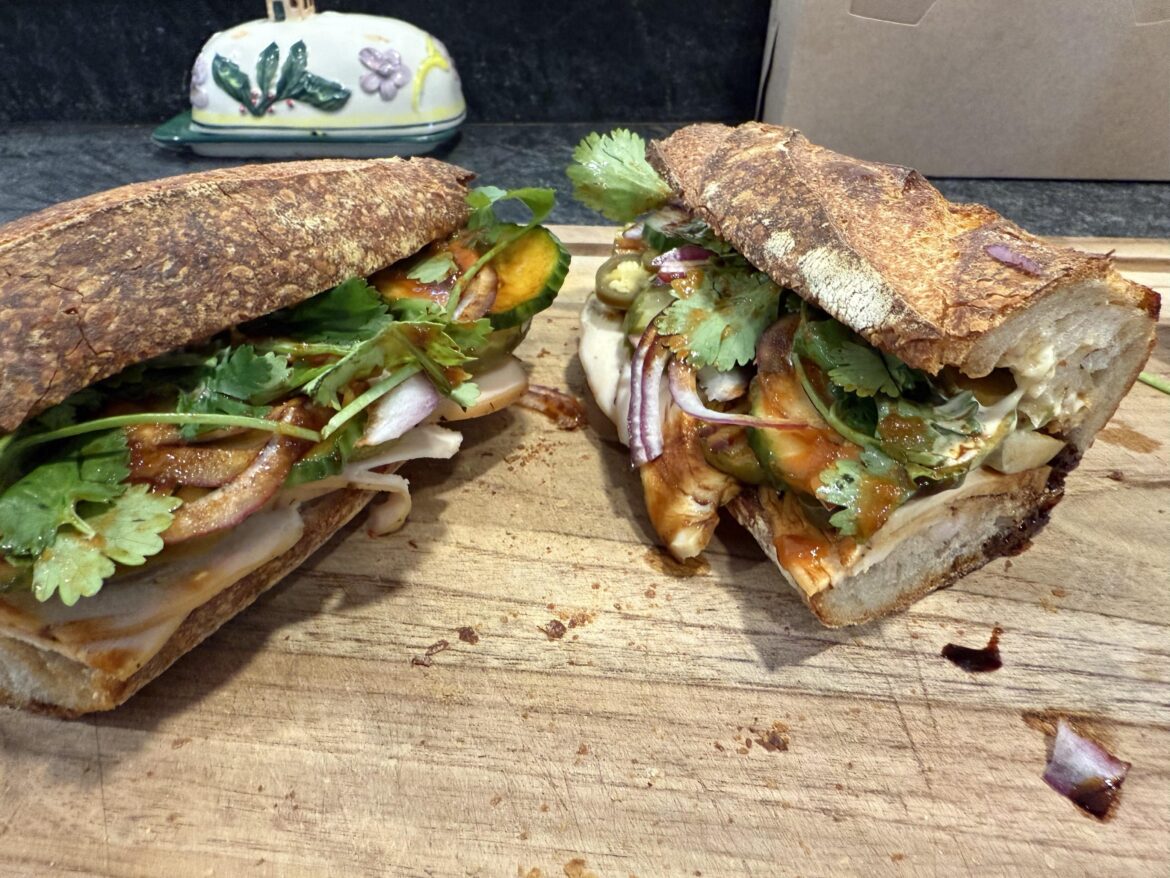 Banh Mi with what I had on hand Banh Mi with what I had on hand