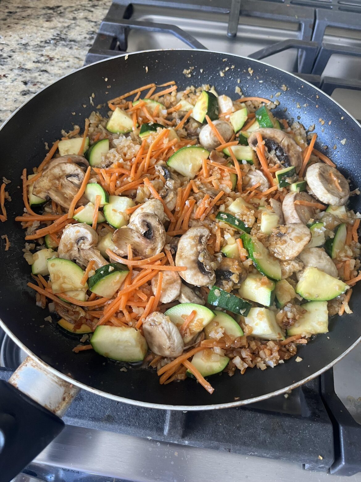 Veggie stir fry 260 calories