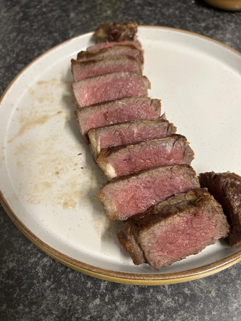 Paid under a fiver of each for these super thiccccc sirloins from the local independent butcher.