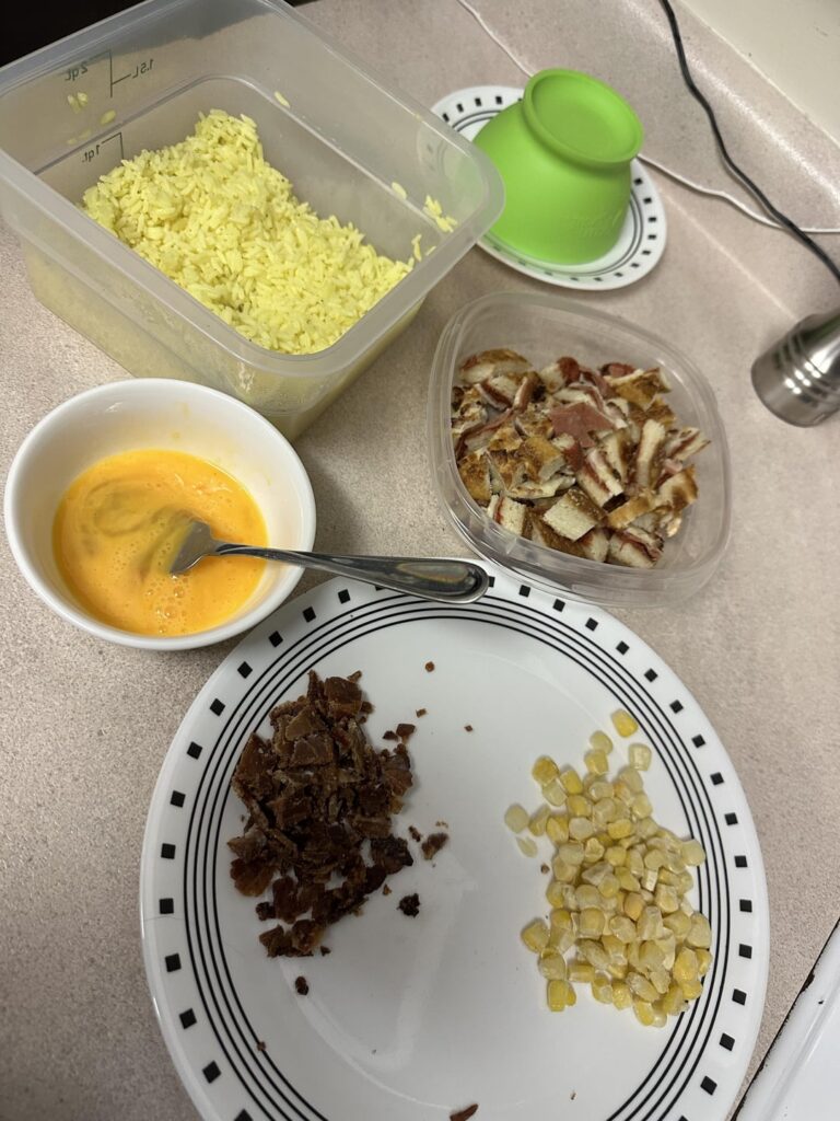 Pizza fried rice, a journey.