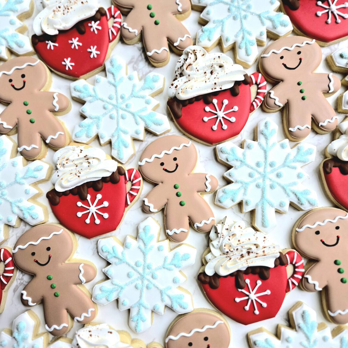 Made these for a "Cookies & Cocoa" event at my husband's office!