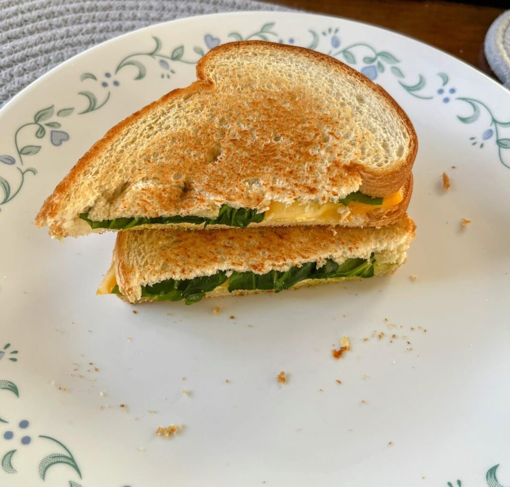 163cal breakfast sandwich