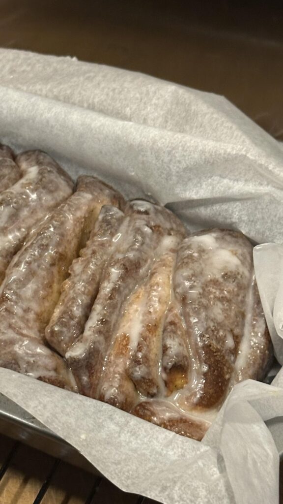 My attempt at cinnamon pull apart using M&S mix