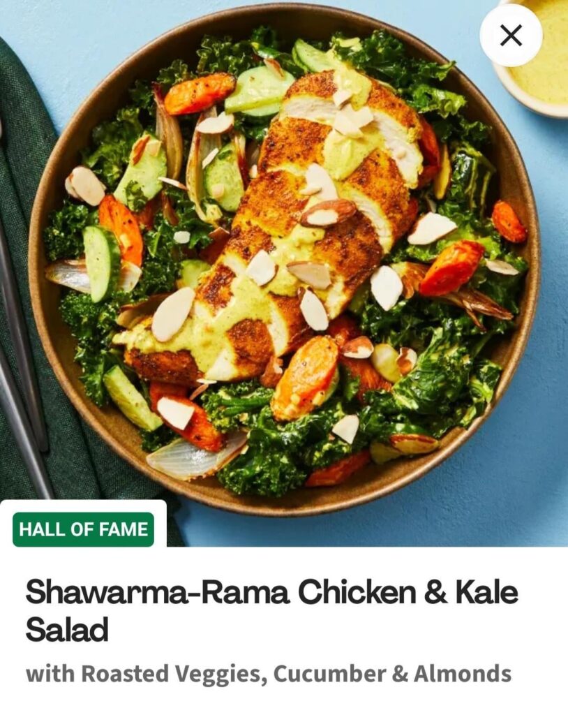 Shawarma-Rama Chicken & Kale Salad