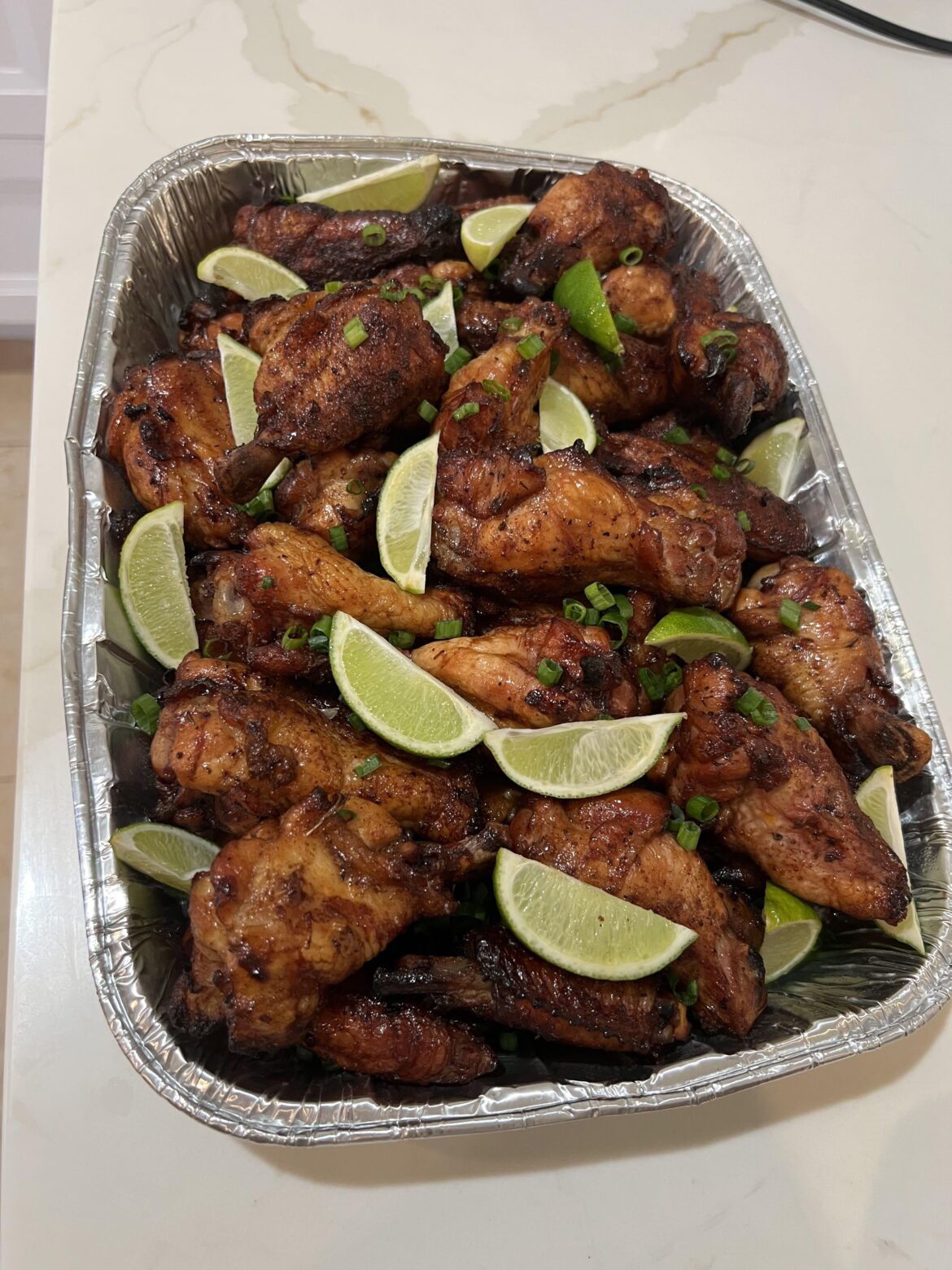 Smoked wings for the Super Bowl came out great!